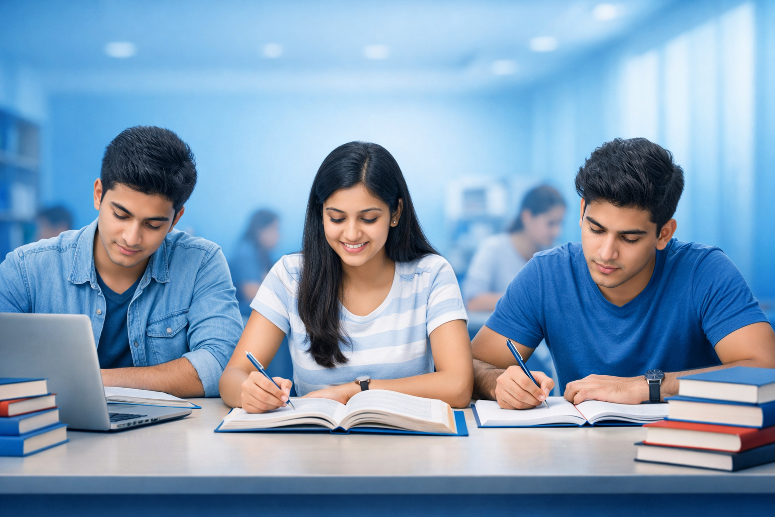 Students studying at EDUKING TUTORIALS